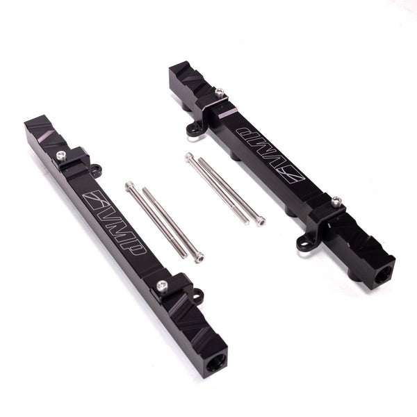 VMP Billet Fuel Rails *only* for '11-'17 Coyote 5.0 L - VMP-ENF011 for 2011-2017 Ford Mustang - front view