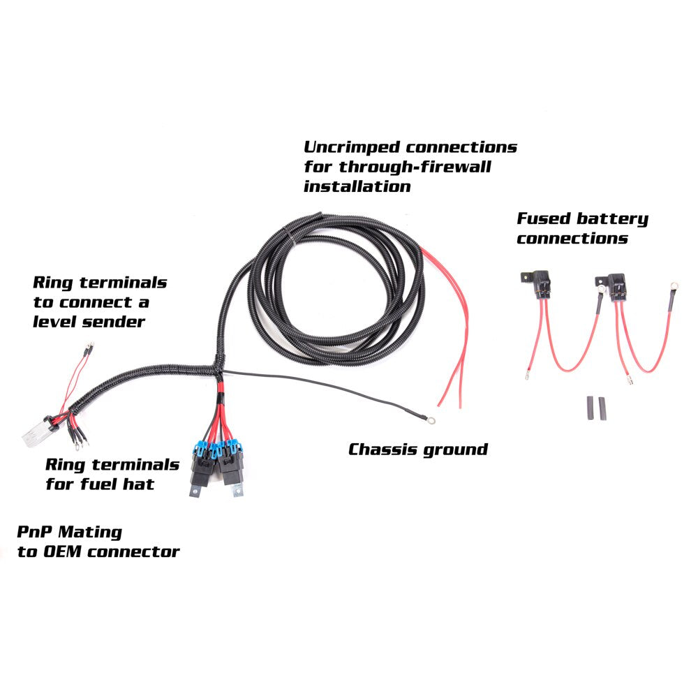VMP PnP Fuel System Dual-Relay Wiring Harness for '13-14 Shelby GT500 & '16-20 Shelby GT350
