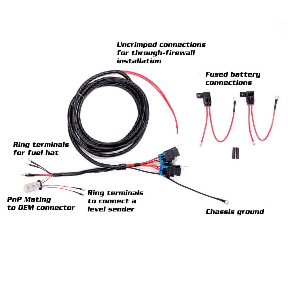 VMP PnP Fuel System Dual-Relay Wiring Harness for '11+ Mustang GT 5.0 L only