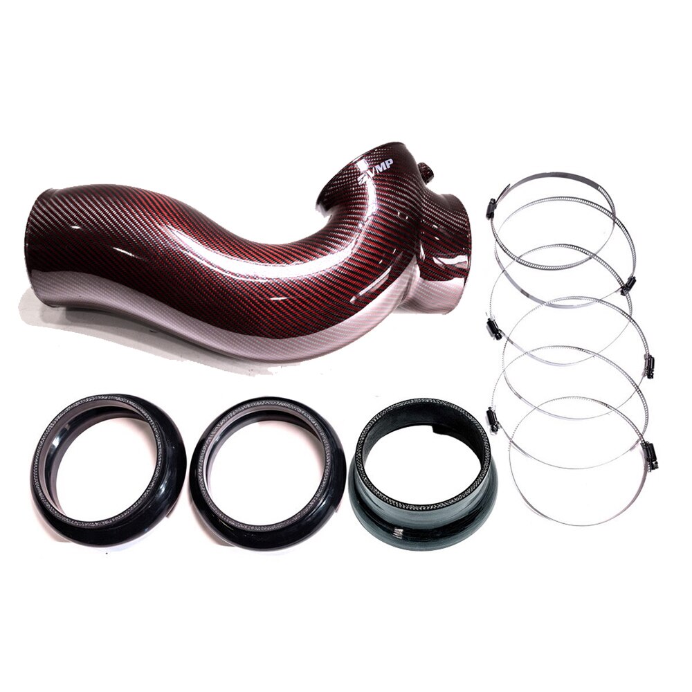 VMP Red Carbon Fiber Intake Kit for Stage 1 VMP / Whipple / FP Supercharged '24 Mustang GT