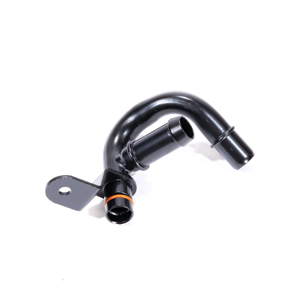 VMP Gen6 & Odin drivers side heater tube with tee - black with o-ring '11+ Coyote 5.0 L