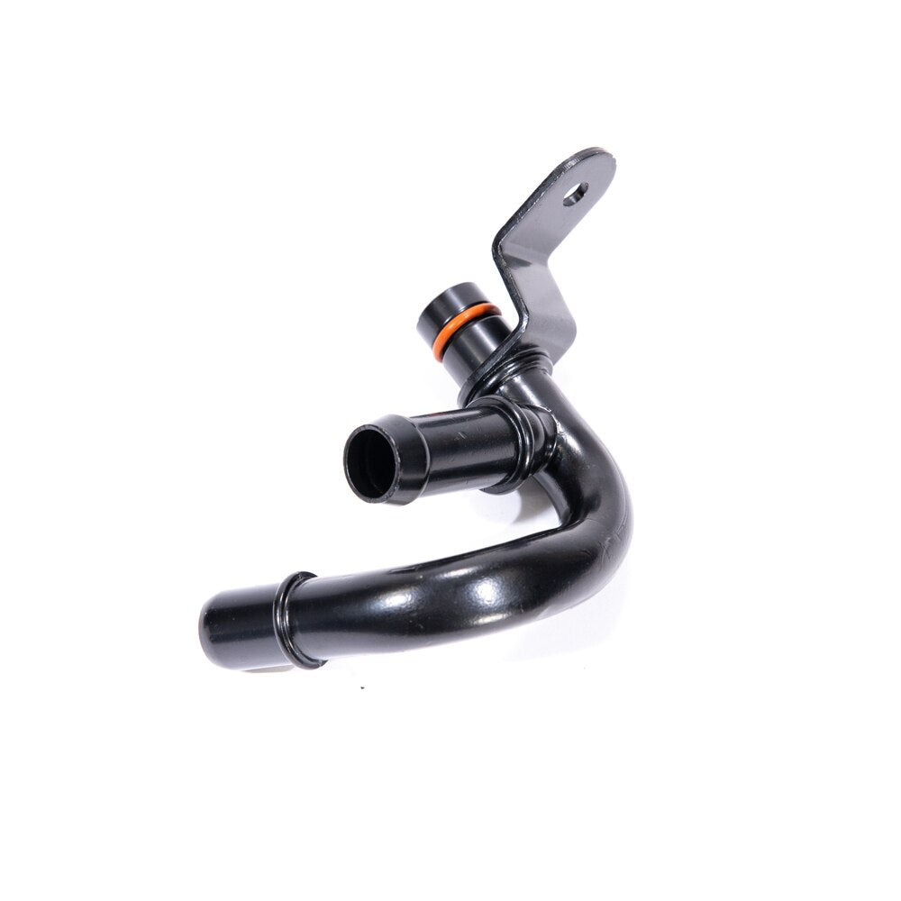 VMP Gen6 & Odin drivers side heater tube with tee - black with o-ring '11+ Coyote 5.0 L