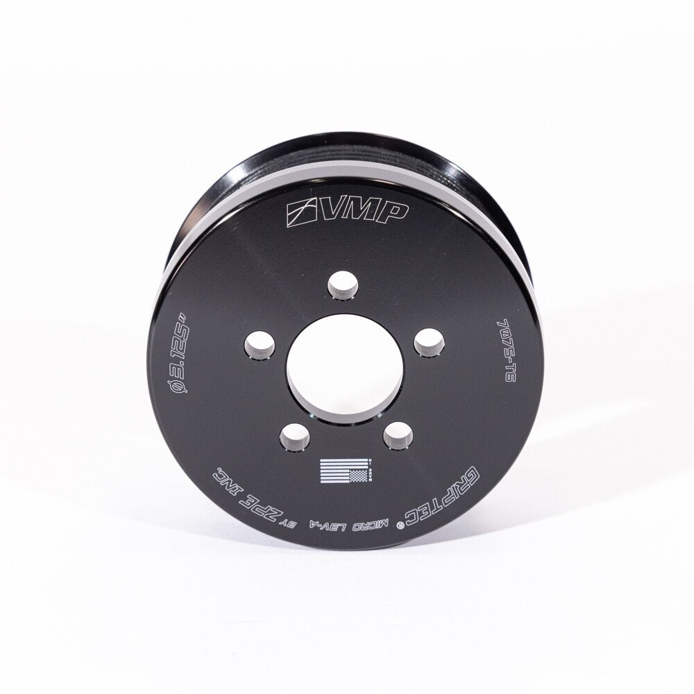 Whipple & VMP 3.125" Griptec 6-Rib Pulley 5-Bolt (latest gen supercharger)