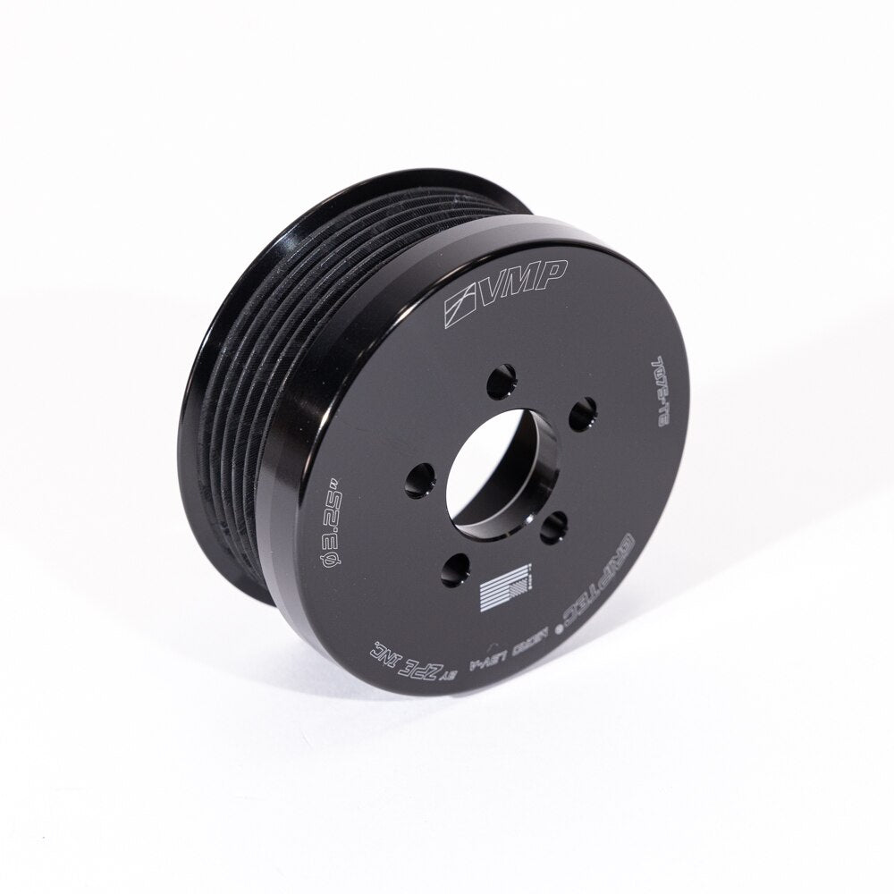 Whipple & VMP 3.250" Griptec 6-Rib Pulley 5-Bolt (latest gen supercharger)