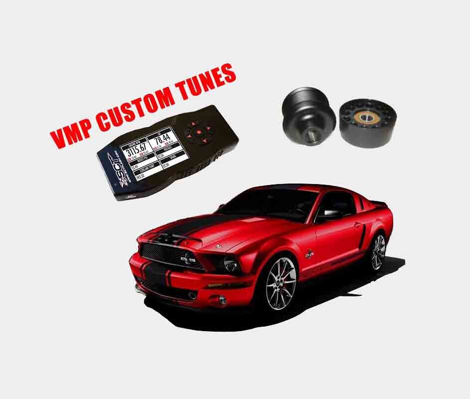 VMP '07-10 GT500 FRPP TVS Upgrade Package with 2.5" pulley, idler, plugs, SCT X4 and Custom Tuning