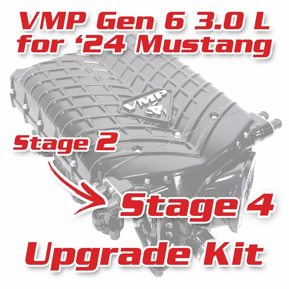 VMP / Whipple '24+ Supercharger Kit Stage 2 to 4 Upgrade