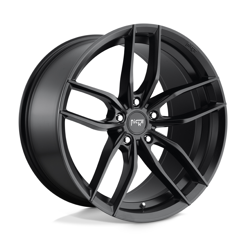 Niche 1PC M203 Vosso 22X9 5X108 +38MM Matte Black