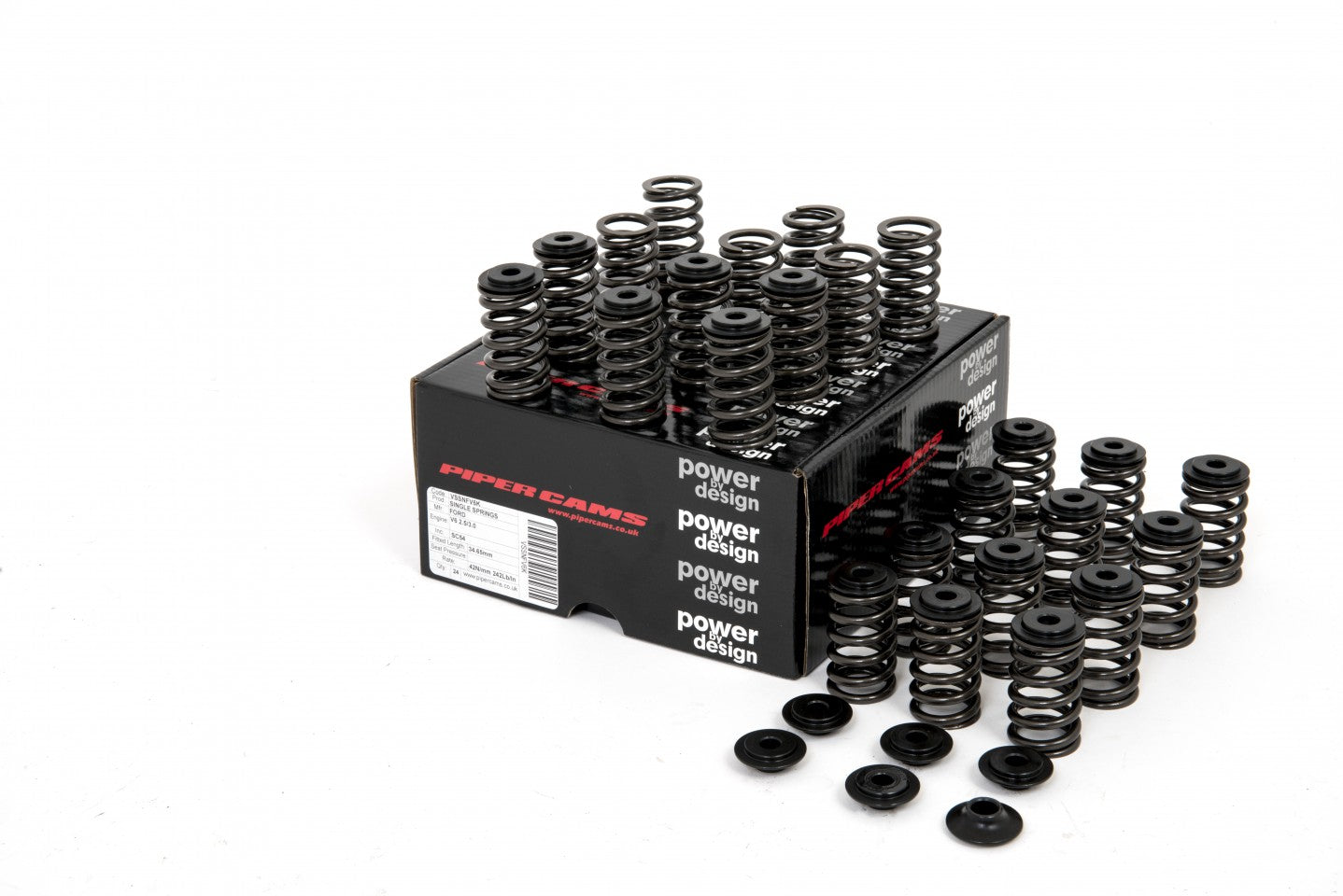 Piper Cams Ford/Noble V6 2.5/3.0 V6 Single Valve Spring Set Inc Caps