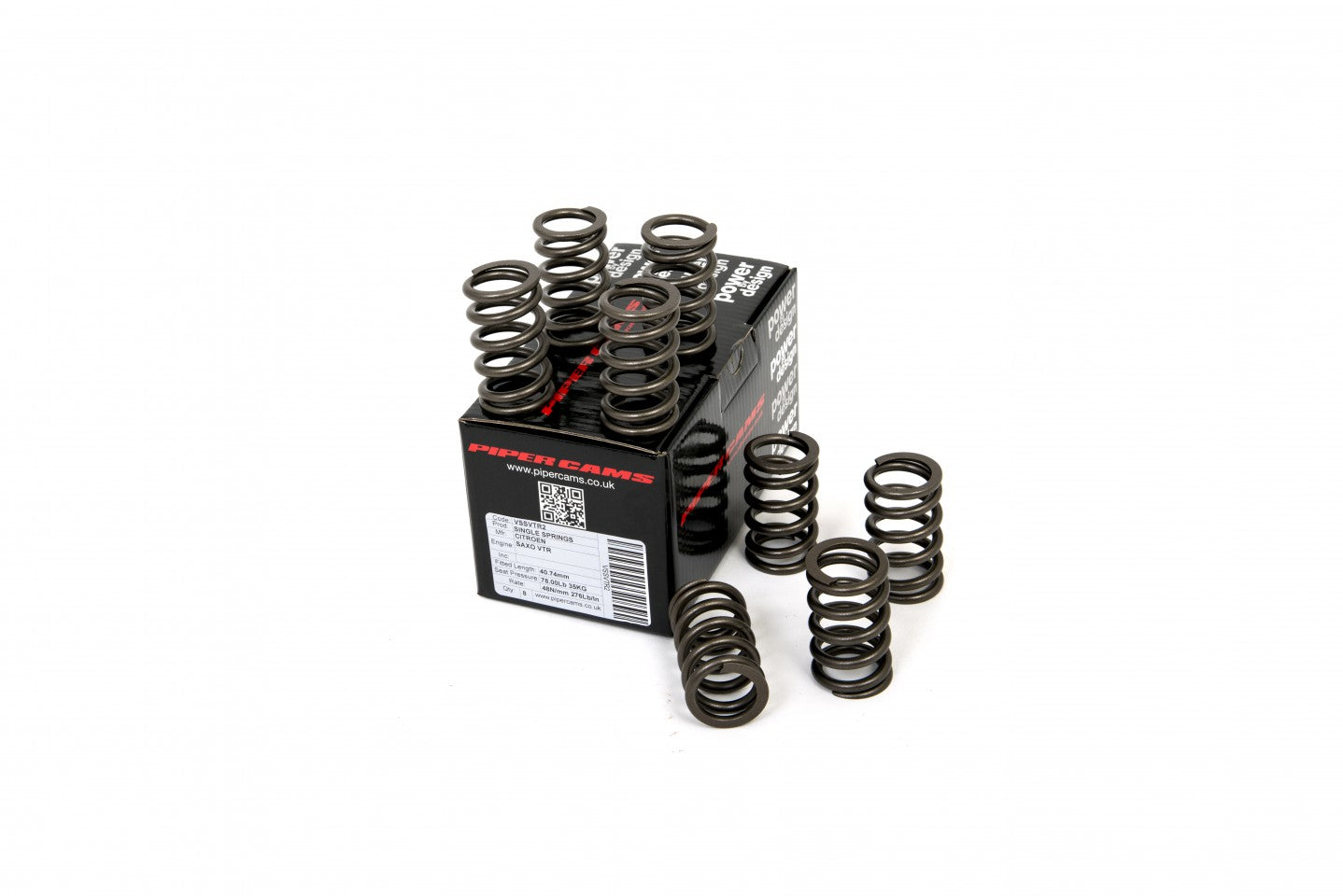 Piper Cams Peug / Cit Saxo VTR - Non Roller Type Single Valve Spring Set