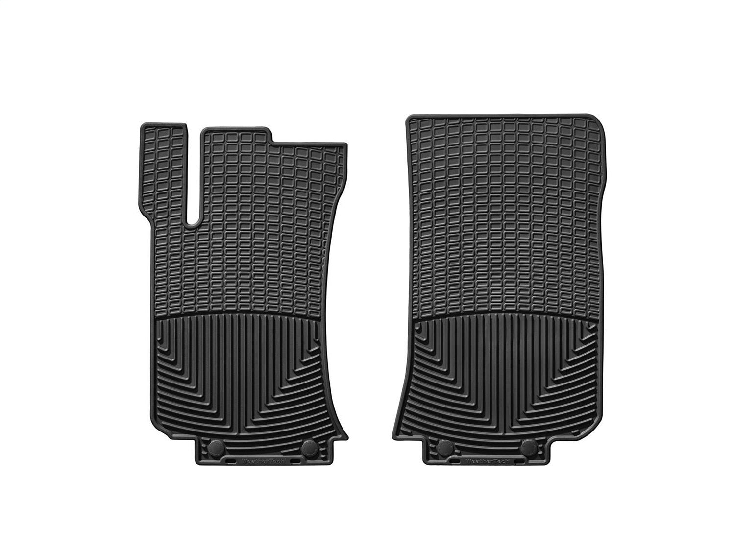 Weathertech - All Weather Floor Mats - Black Front 06-12 Mercedes Benz R-Class / 07 Mercedes Benz R63-AMG - W104
