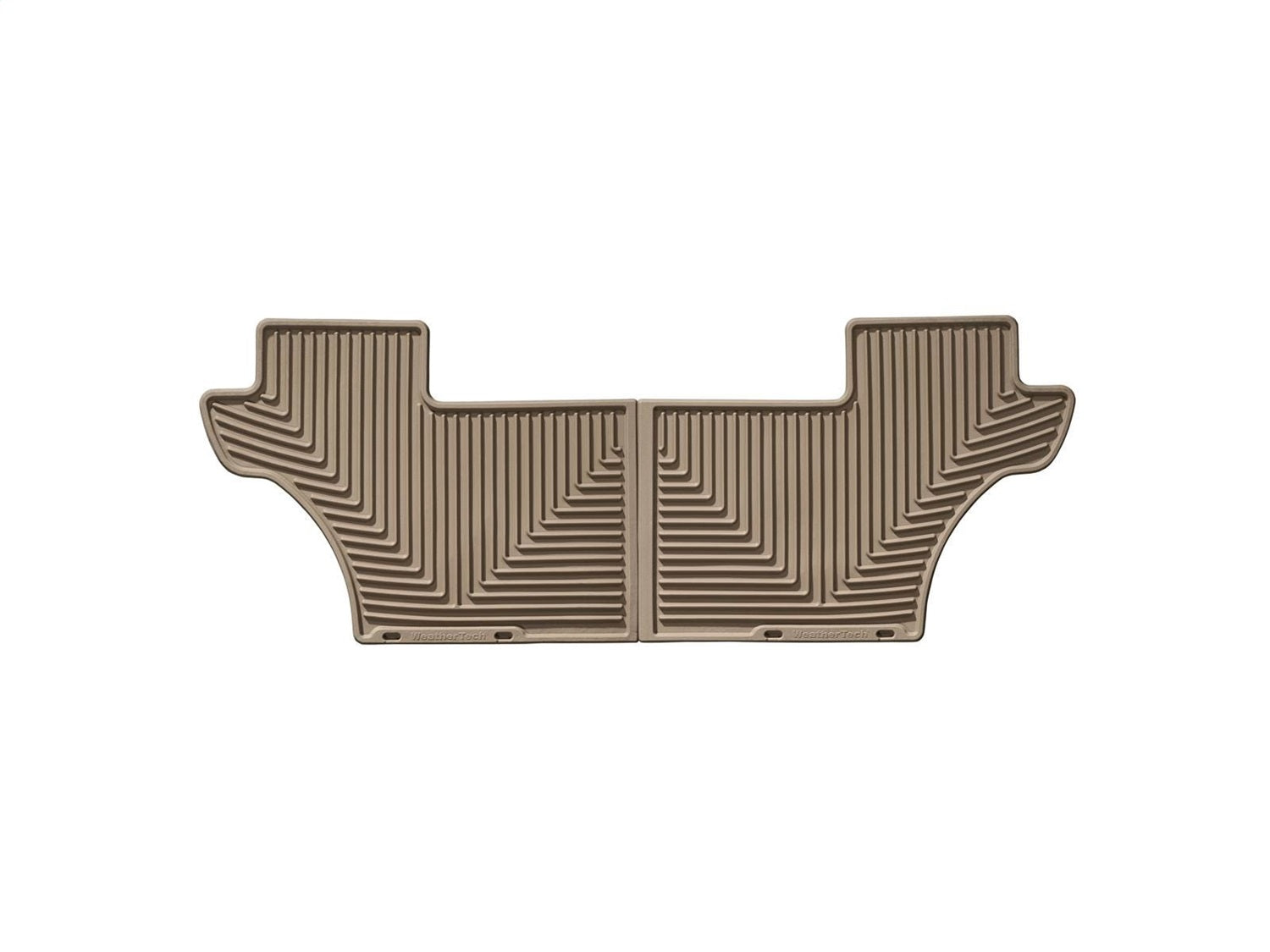 Weathertech - All Weather Floor Mats - Tan Third Row 06-12 Mercedes Benz R-Class / 07 Mercedes Benz R63-AMG - W107TN