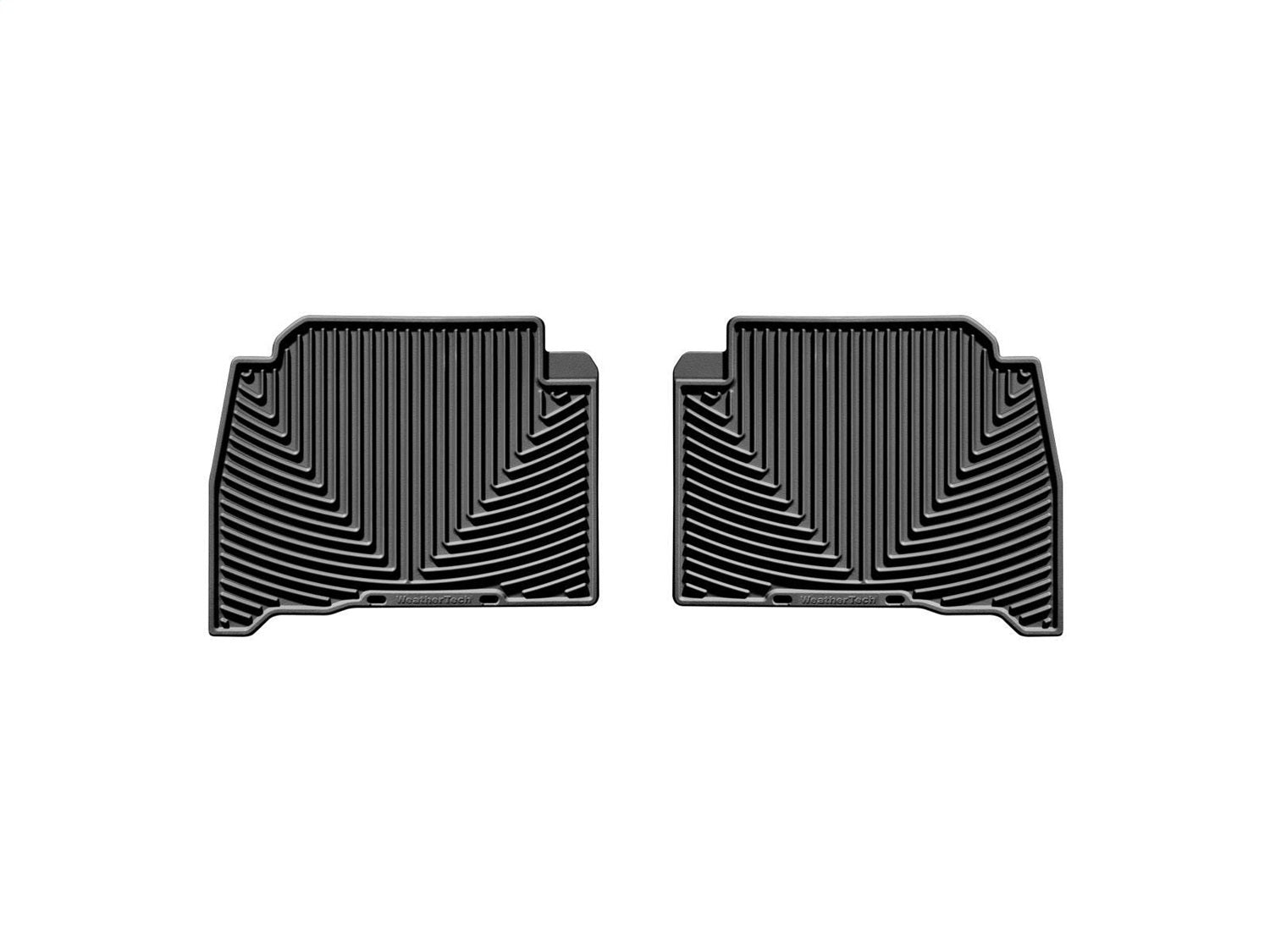 Weathertech - All Weather Floor Mats - Black Rear 08-15 Lexus LX / 08-16 Toyota Land-Cruiser - W127