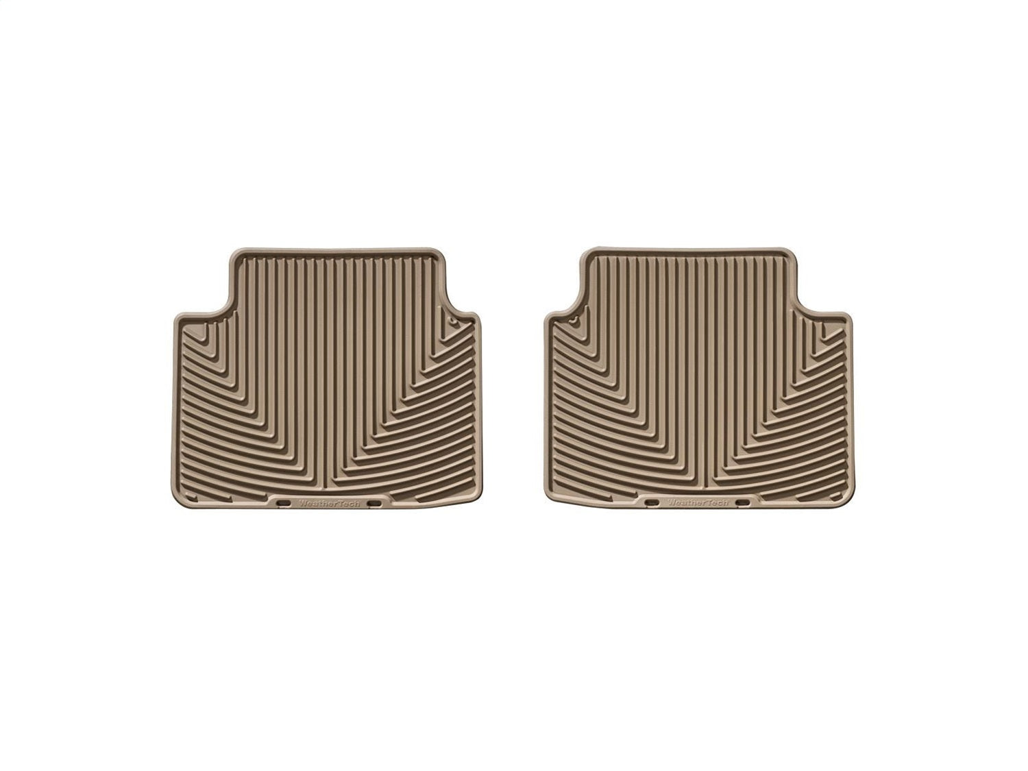 Weathertech - All Weather Floor Mats - Tan Rear 08-17 Honda Accord / 09-13 Honda Fit / 12-17 Toyota Prius - W150TN