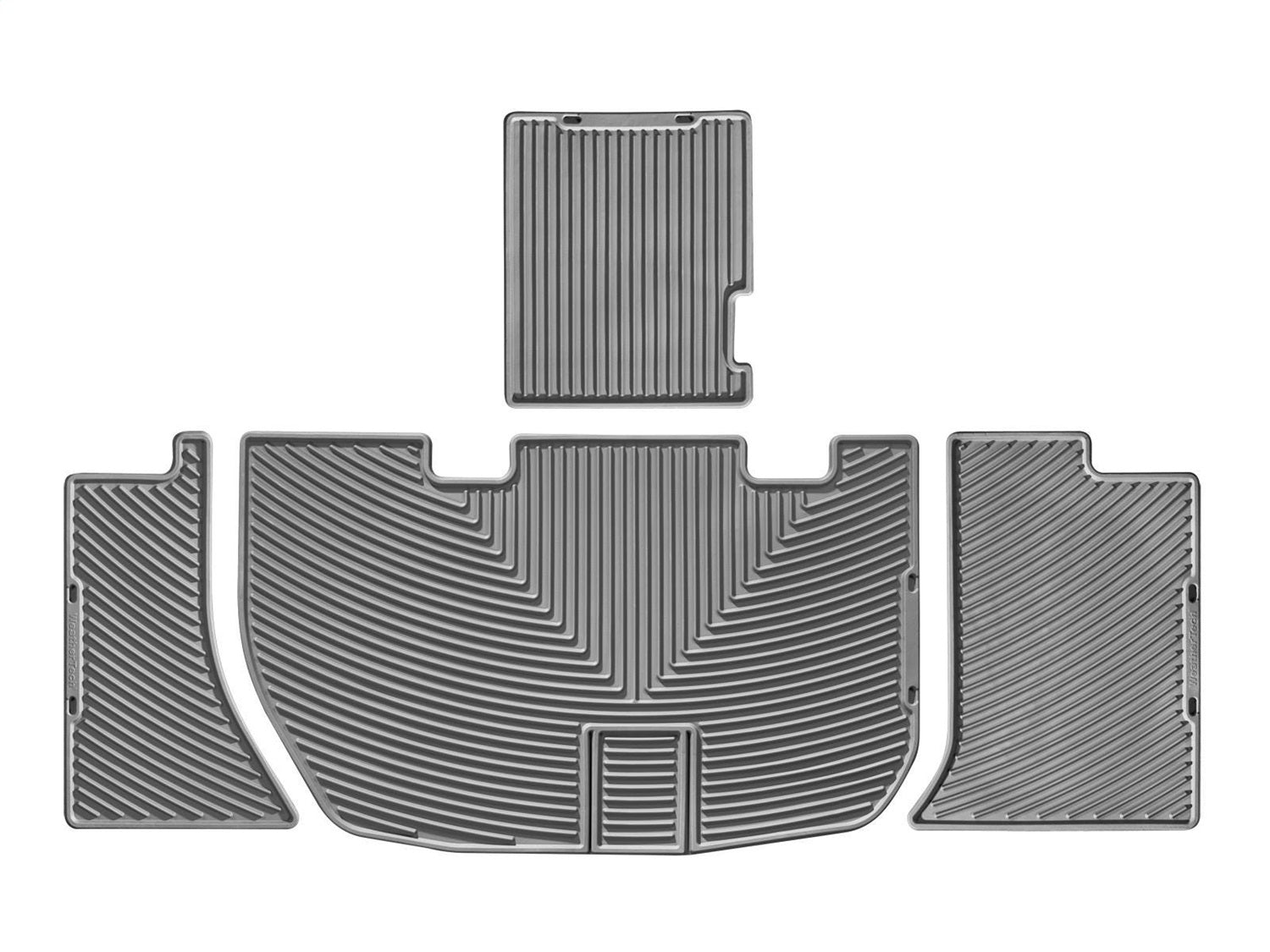 Weathertech - All Weather Floor Mats - Gray Rear 05-10 Honda Odyssey - W159GR