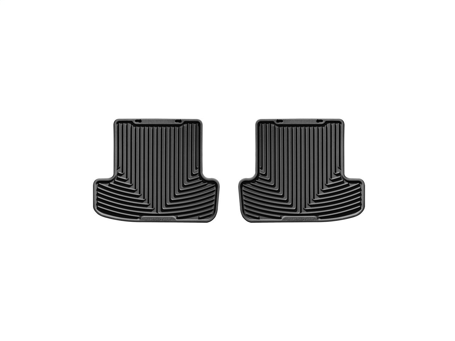 Weathertech - All Weather Floor Mats - Black Rear 12-14 Mercedes Benz C-Class / 12-15 Mercedes Benz C63-AMG / 10-17 Merc