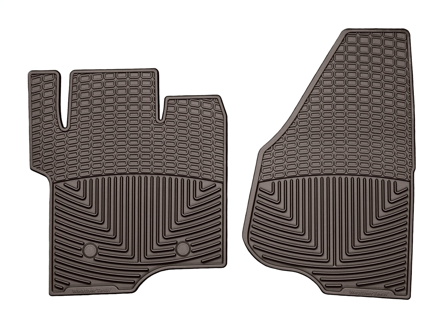 Weathertech - All Weather Floor Mats Cocoa Front & Rear Set for F-250 / F-350 / F-450-Super-Duty / F-550-Super-Duty - W2