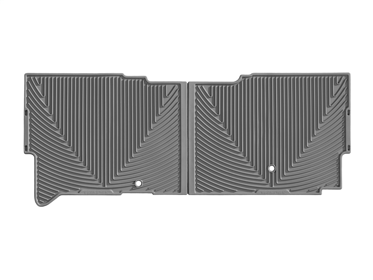Weathertech - All Weather Floor Mats - Gray Rear 08-15 Ford F-250 / 08-15 Ford F-350 - W206GR