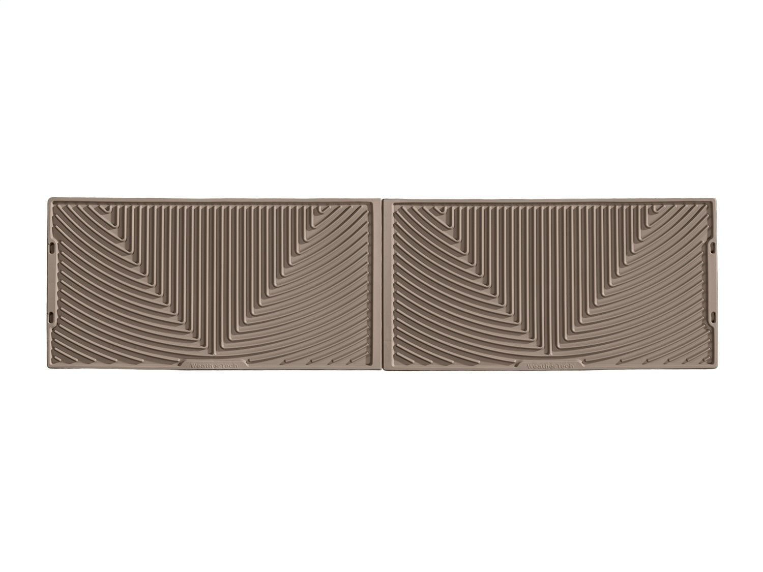 Weathertech - All Weather Floor Mats - Tan Rear for F-250 / F-350 / F-450-Super-Duty / F-550-Super-Duty - W207TN