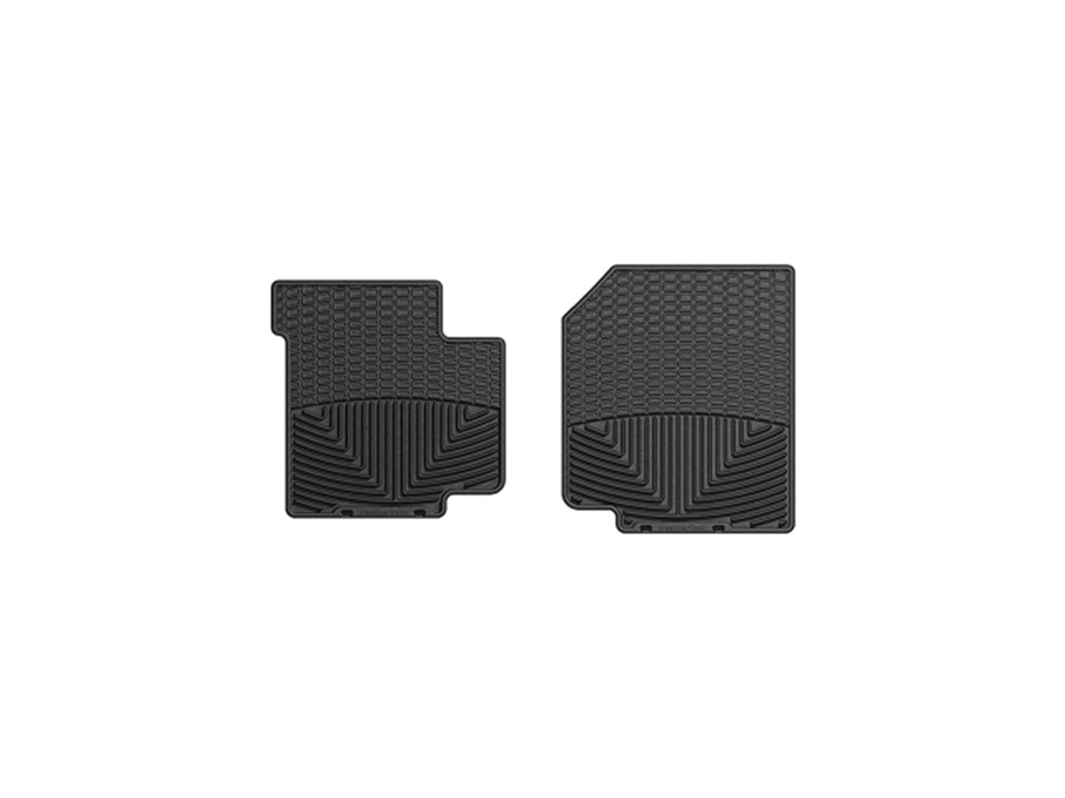 Weathertech - All Weather Floor Mats - Black Front 87-95 Jeep Wrangler - W225