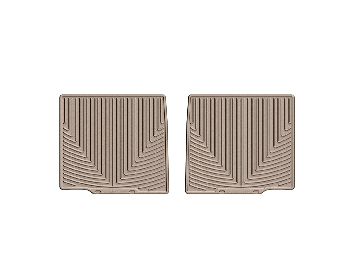 Weathertech - All Weather Floor Mats - Tan Rear 11-19 Ford Explorer / 09-19 Ford Flex / 12-19 Nissan Versa - W231TN