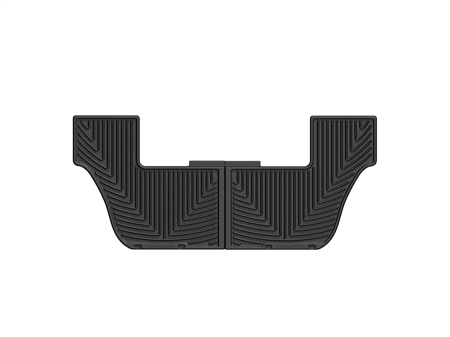 Weathertech - All Weather Floor Mats - Black Third Row 11-19 Ford Explorer / 09-19 Ford Flex / 10-14 Lincoln MKT - W232