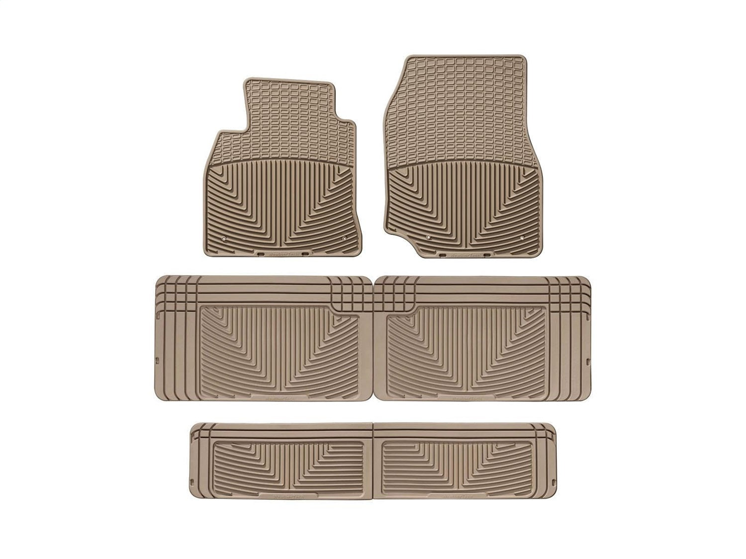 Weathertech - All Weather Floor Mats - Tan Front Rear and Third Row 98-07 Lexus LX / 98-07 Toyota Land-Cruiser - W23TNW2