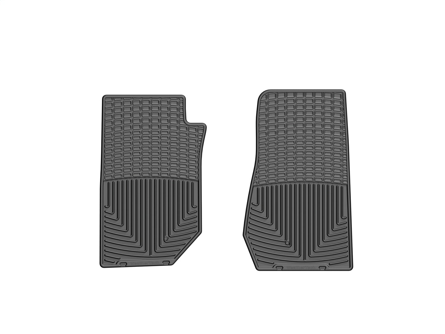 Weathertech - All Weather Floor Mats - Black Front 07-13 Jeep Wrangler - W248