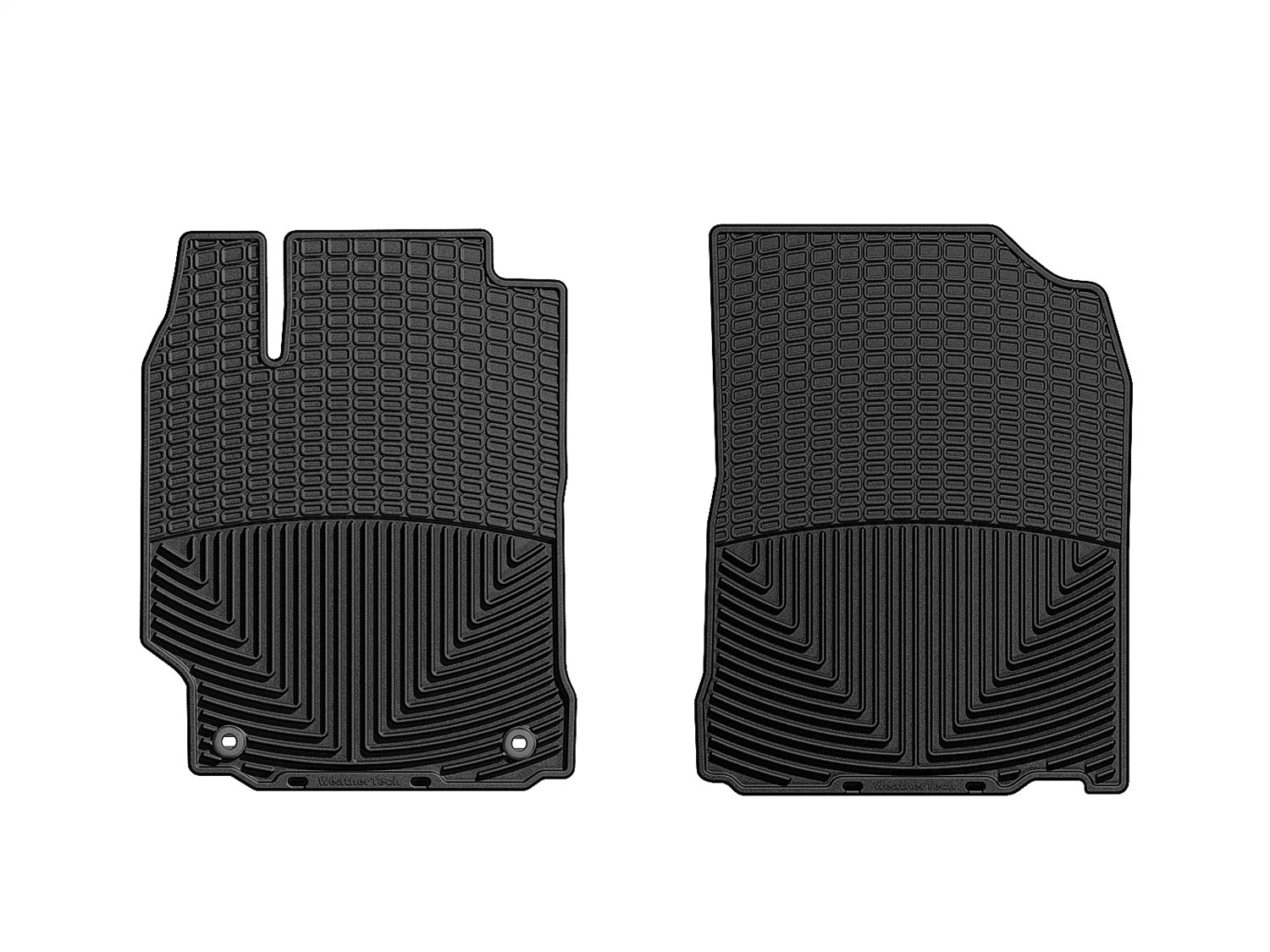Weathertech - All Weather Floor Mats - Black Front 12-17 Toyota Camry - W255