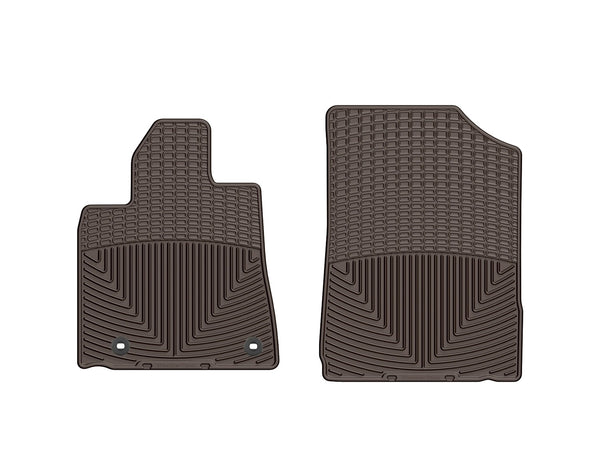 Weathertech - All Weather Floor Mats - Cocoa Front 12-22 Toyota Sequoia / 12-21 Toyota Tundra - W265CO