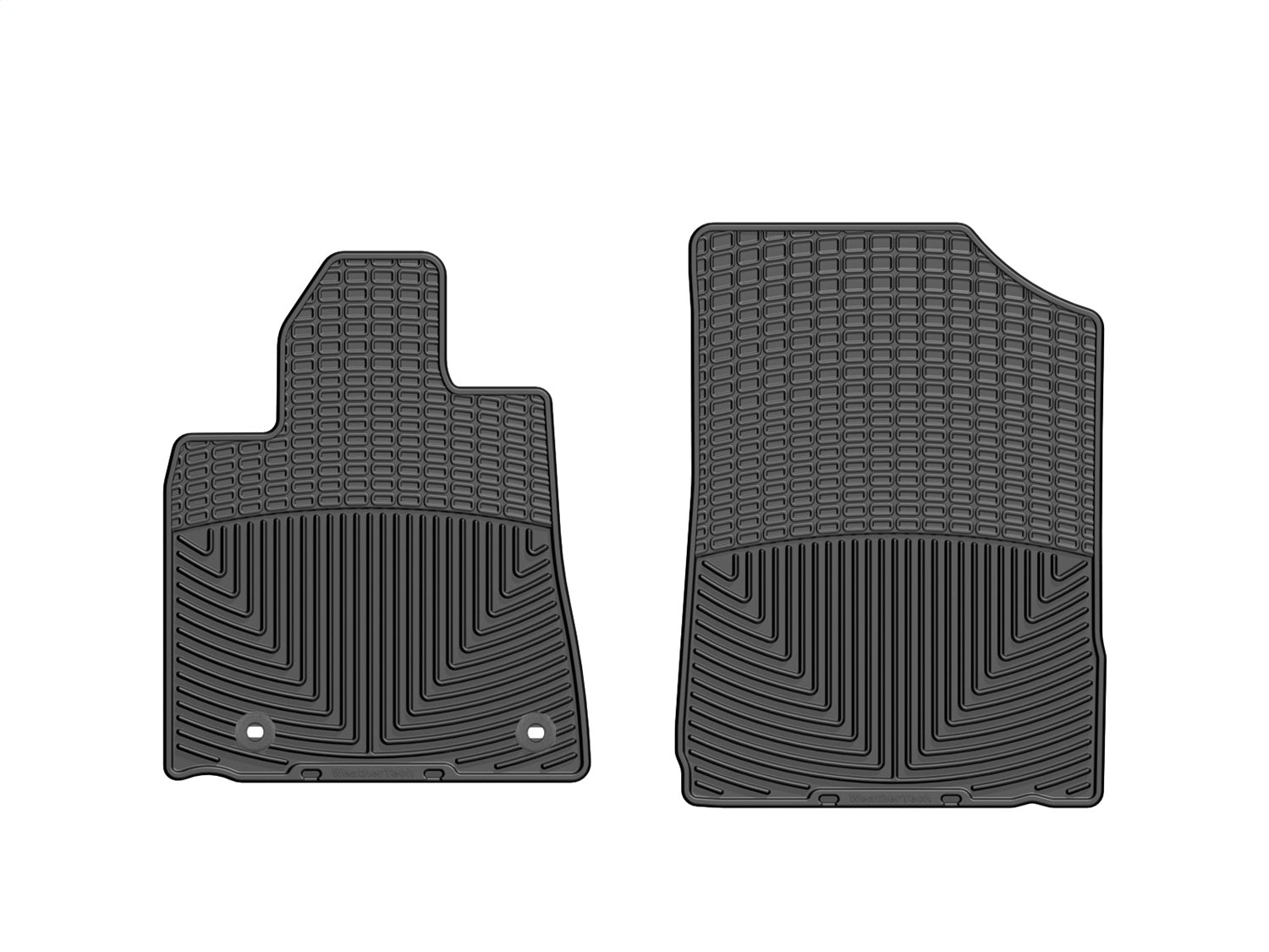 Weathertech - All Weather Floor Mats - Black Front 12-22 Toyota Sequoia / 12-21 Toyota Tundra - W265