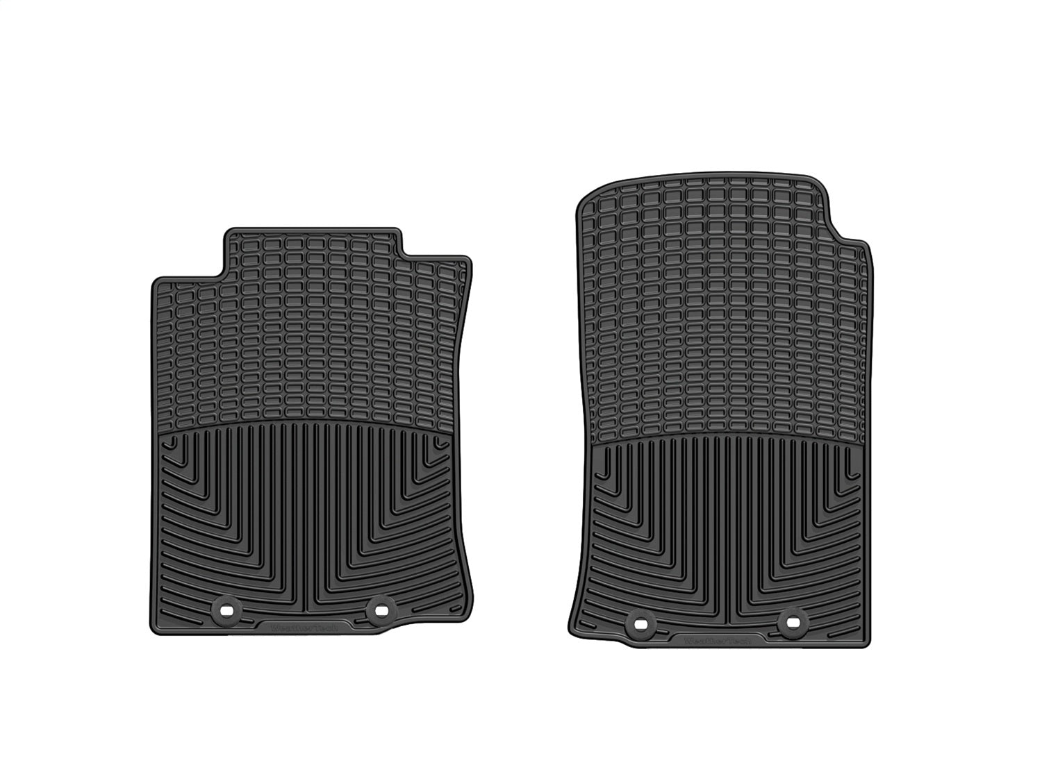 Weathertech - All Weather Floor Mats - Black Front 12-15 Toyota Tacoma - W266