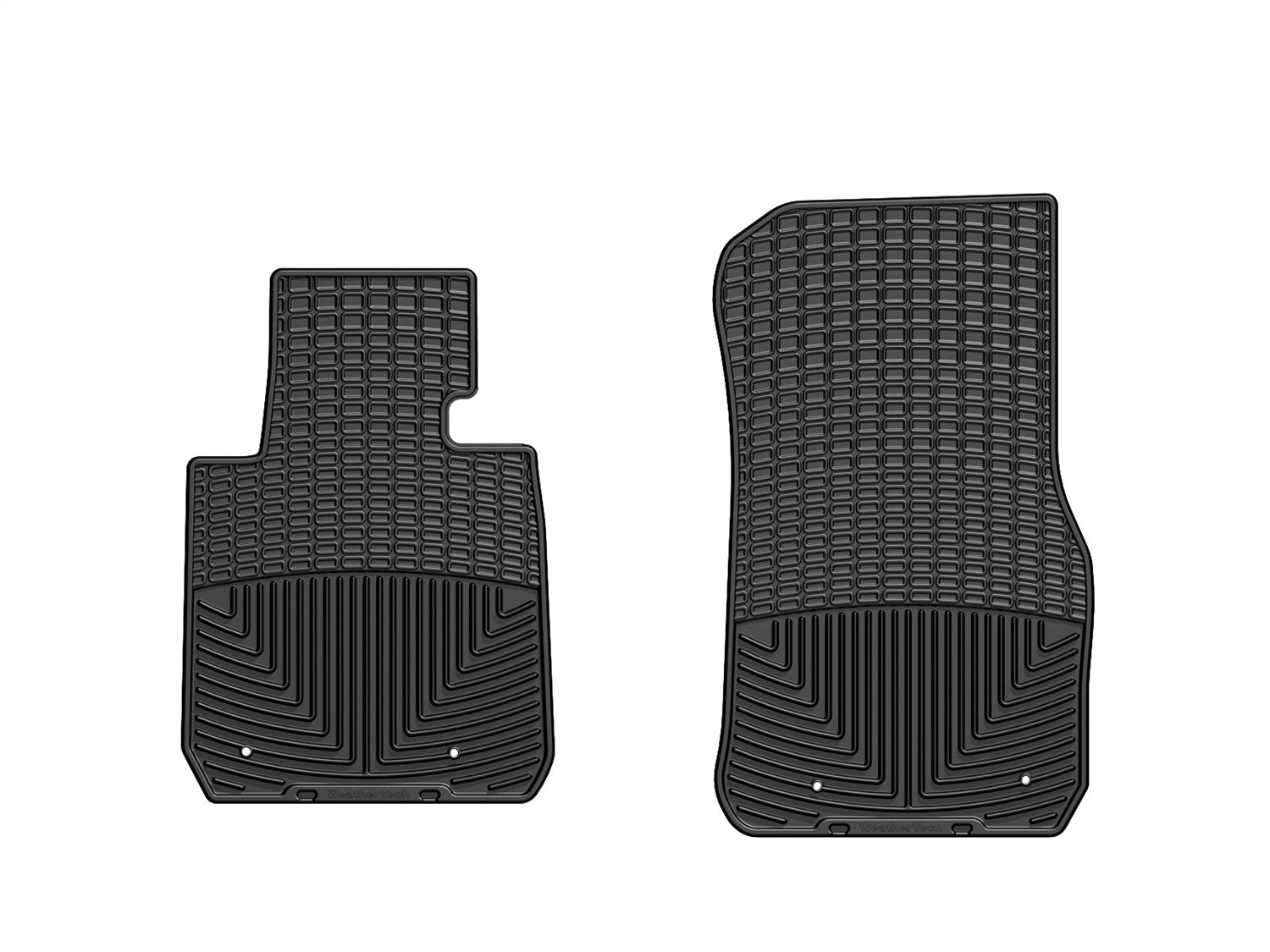 Weathertech - All Weather Floor Mats Black Front & Rear Set 12-19 BMW 3-Series / 15-18 BMW M3 - W267-W268