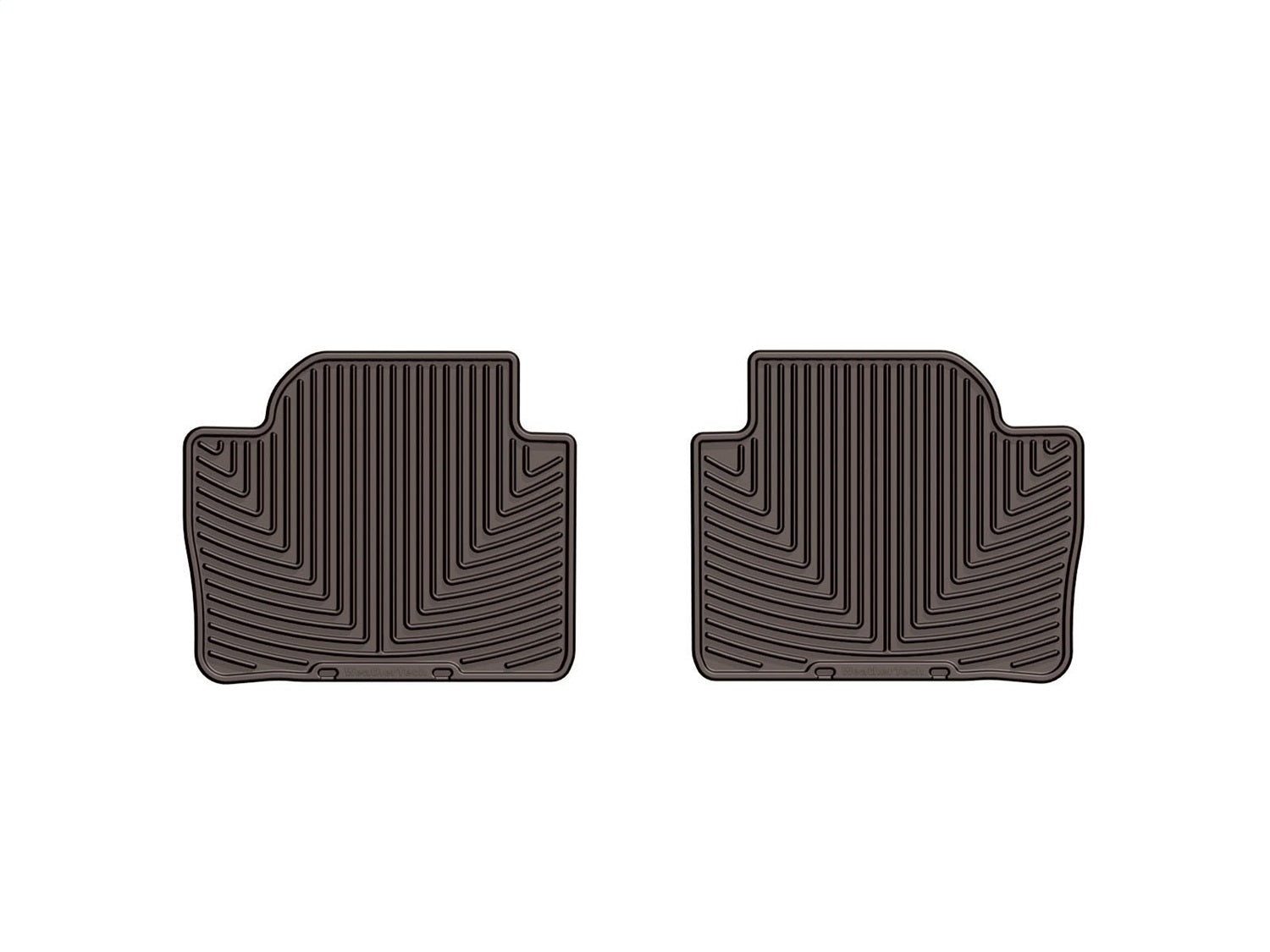 Weathertech - All Weather Floor Mats - Cocoa Rear 12-19 BMW 3-Series / 15-18 BMW M3 - W268CO