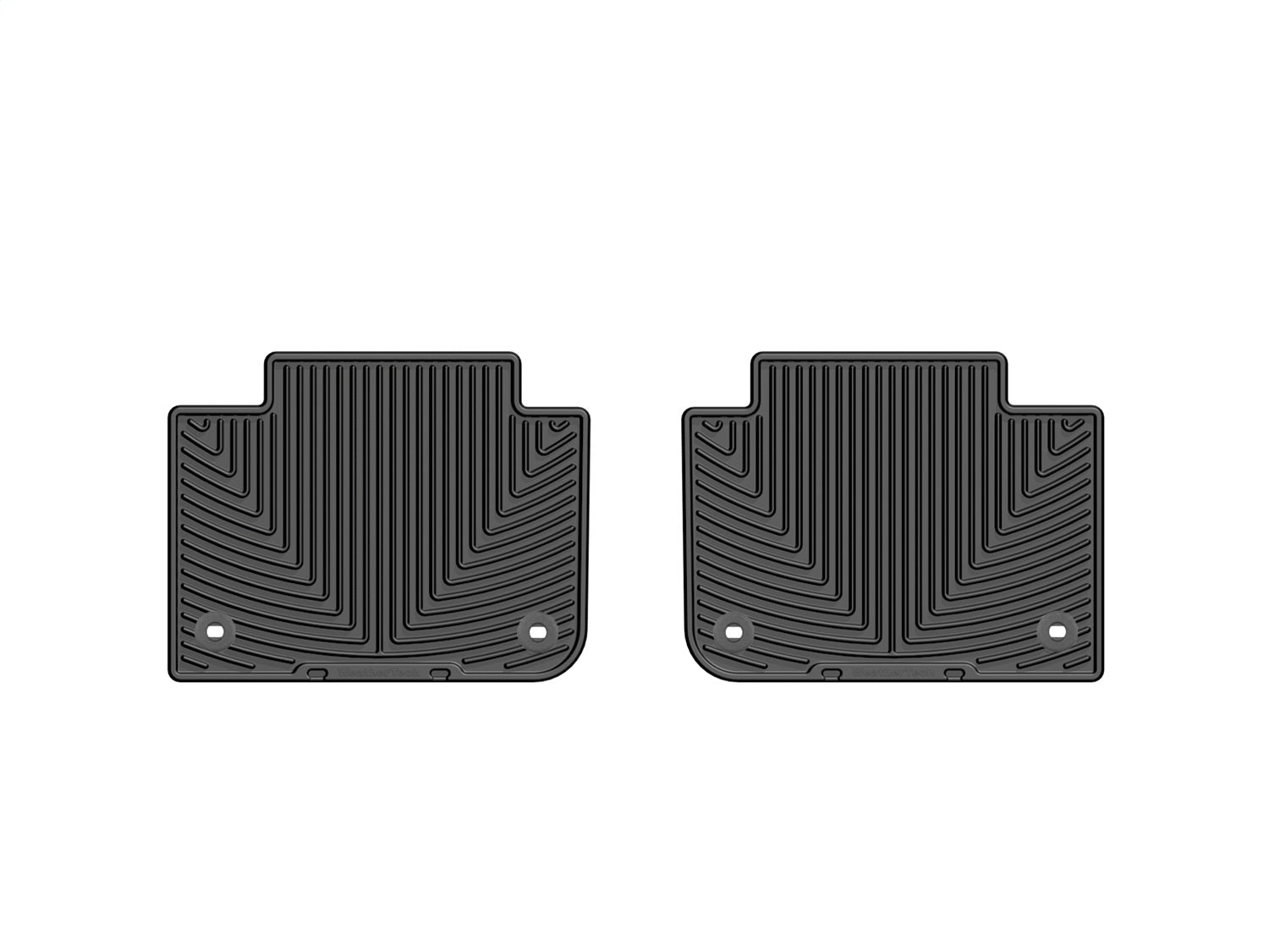 Weathertech - All Weather Floor Mats - Black Rear 13-20 Lexus GS - W280