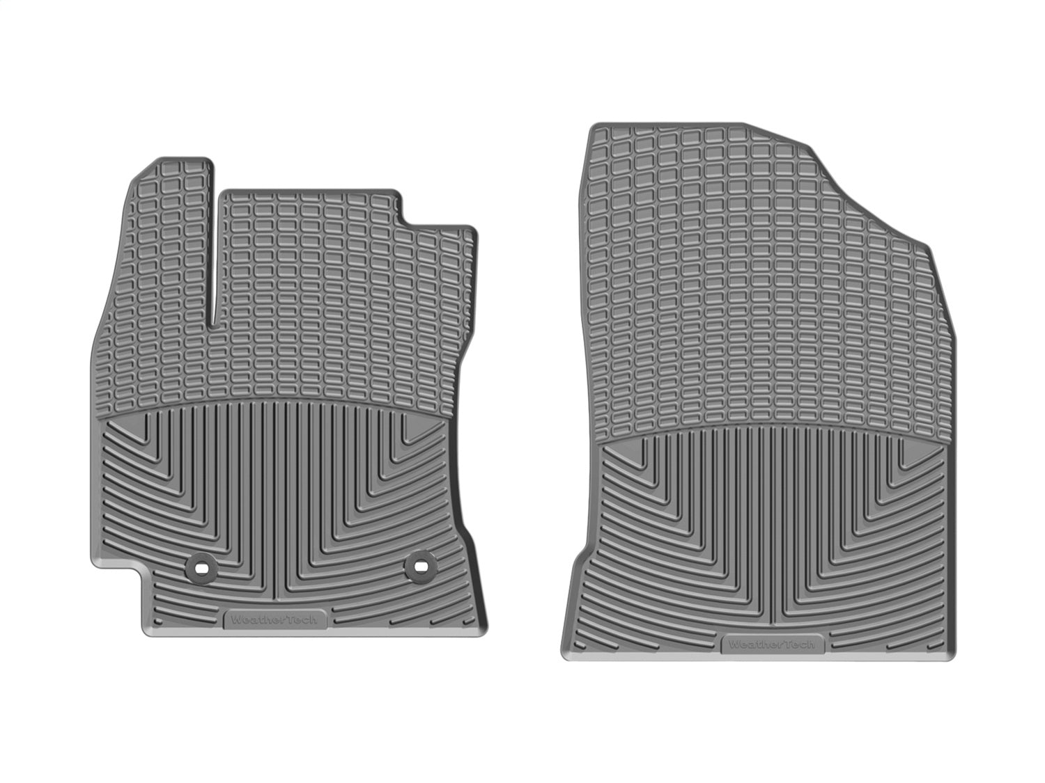 Weathertech - All Weather Floor Mats - Gray Front 14-19 Toyota Corolla - W320GR