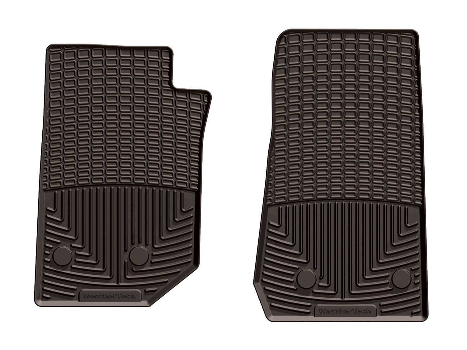 Weathertech - All Weather Floor Mats - Cocoa Front 14-18 Jeep Wrangler - W321CO