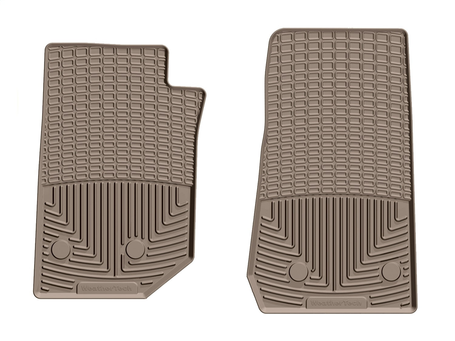Weathertech - All Weather Floor Mats Tan Front & Rear Set 14-18 Jeep Wrangler - W321TN-W322TN