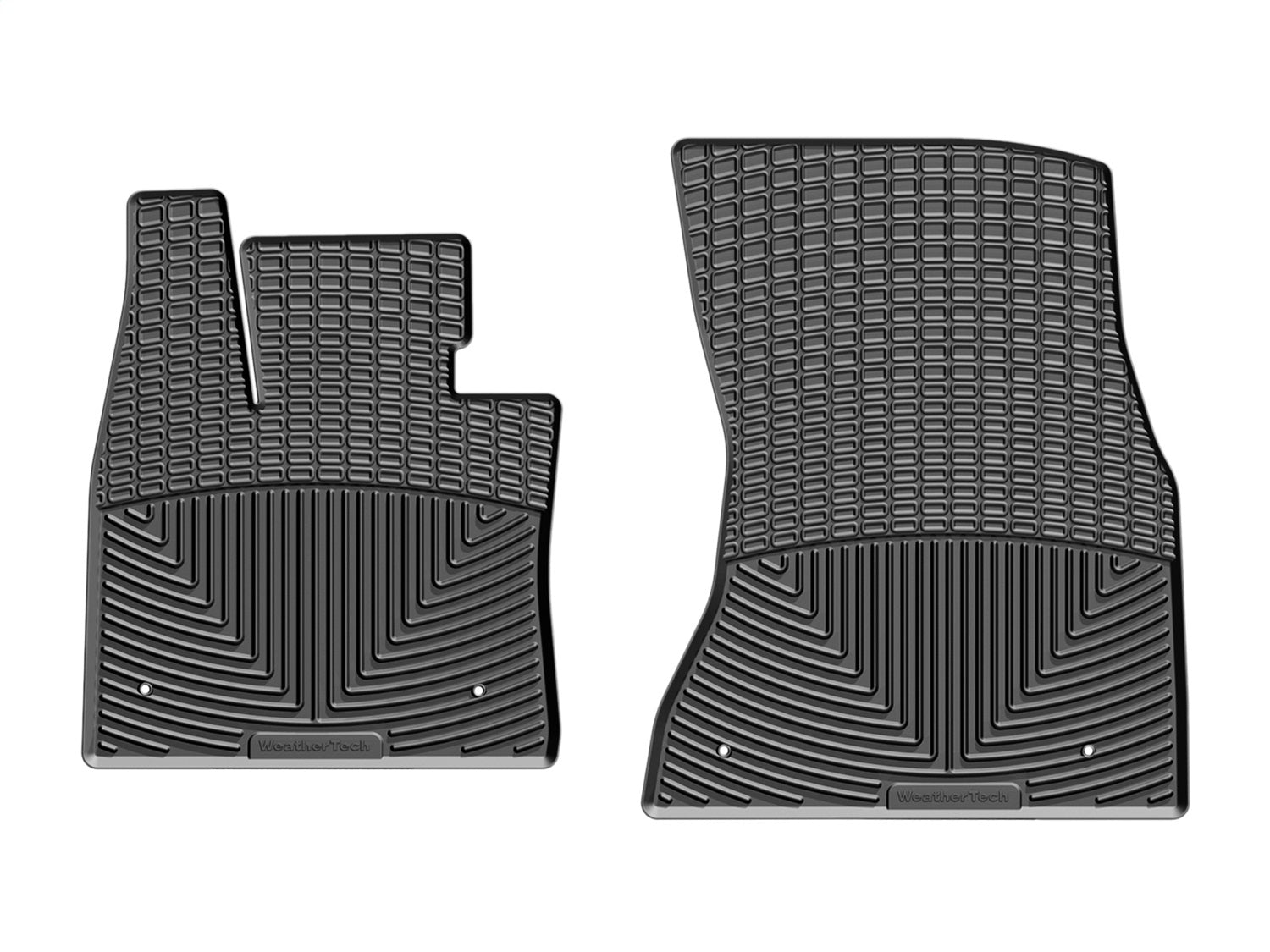 Weathertech - All Weather Floor Mats - Black Front 14-18 BMW X5 / 15-19 BMW X6 - W325