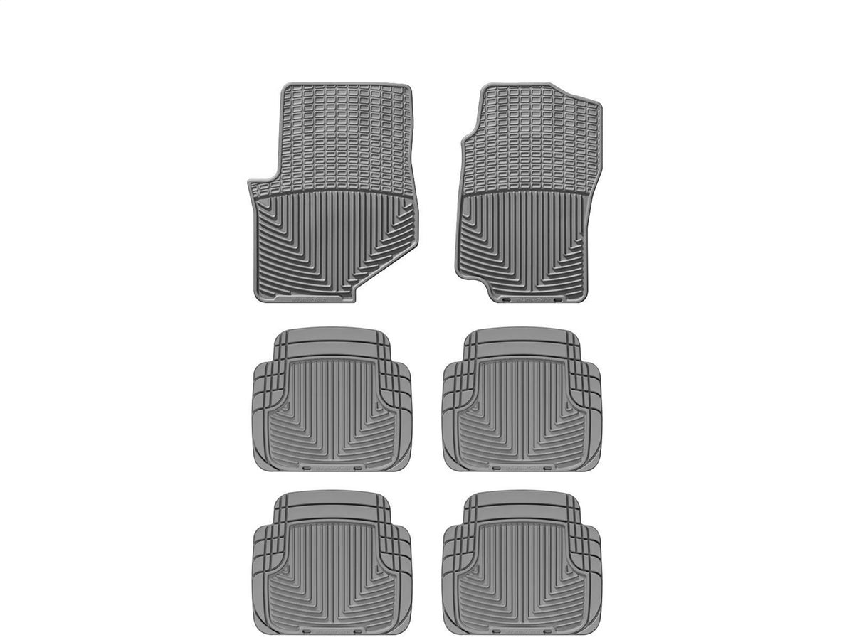 Weathertech - All Weather Floor Mats - Gray Front Rear and Third Row 02-06 Chevrolet Trailblazer / 02-06 GMC Envoy / 03-