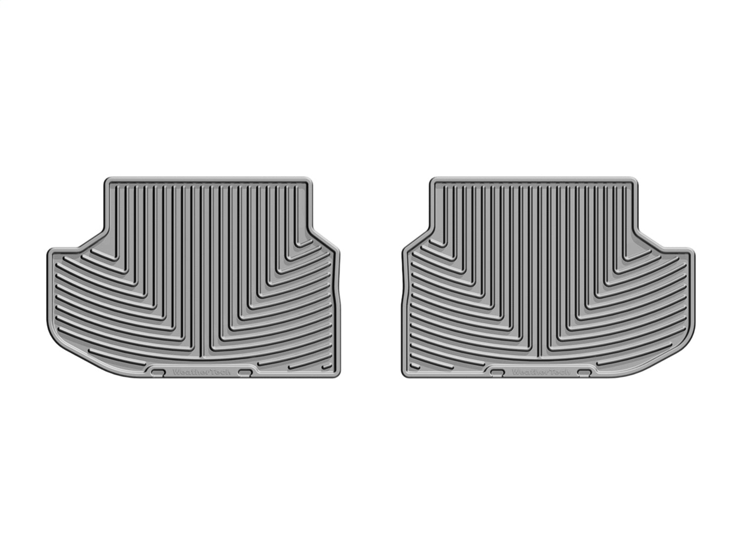 Weathertech - All Weather Floor Mats - Gray Rear 11-16 BMW 5-Series / 13-16 BMW M5 - W331GR