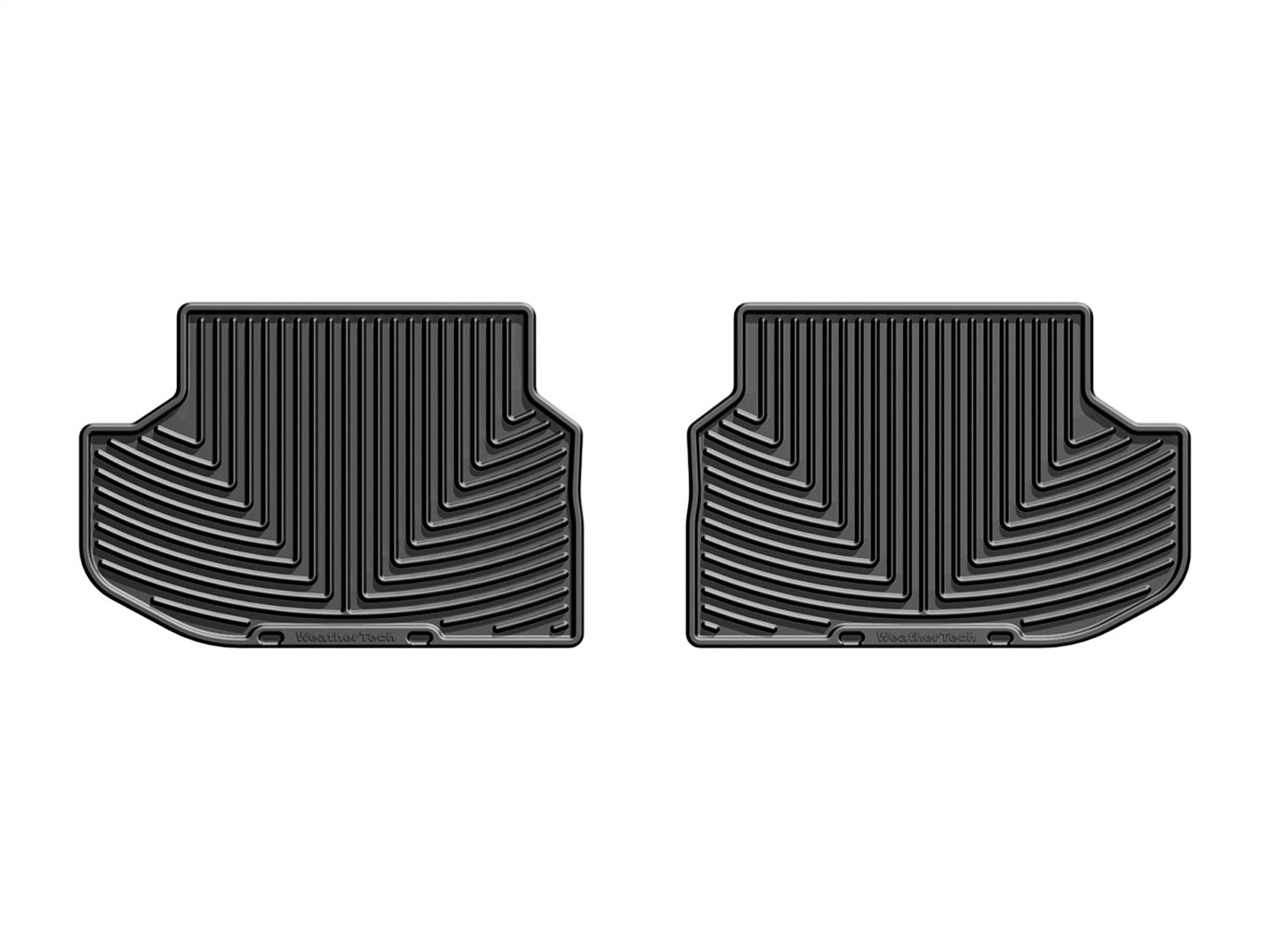 Weathertech - All Weather Floor Mats - Black Rear 11-16 BMW 5-Series / 13-16 BMW M5 - W331