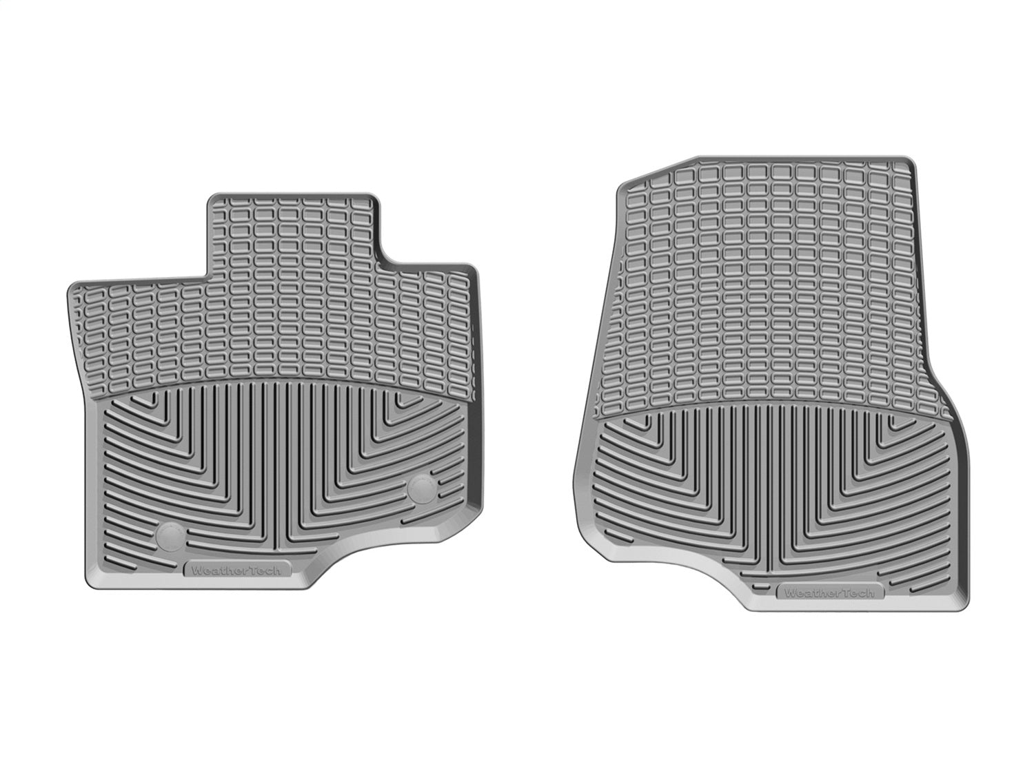 Weathertech - All Weather Floor Mats - Gray Front 15-25 Ford F-150 / 22-25 Ford F-150-Lightning - W345GR