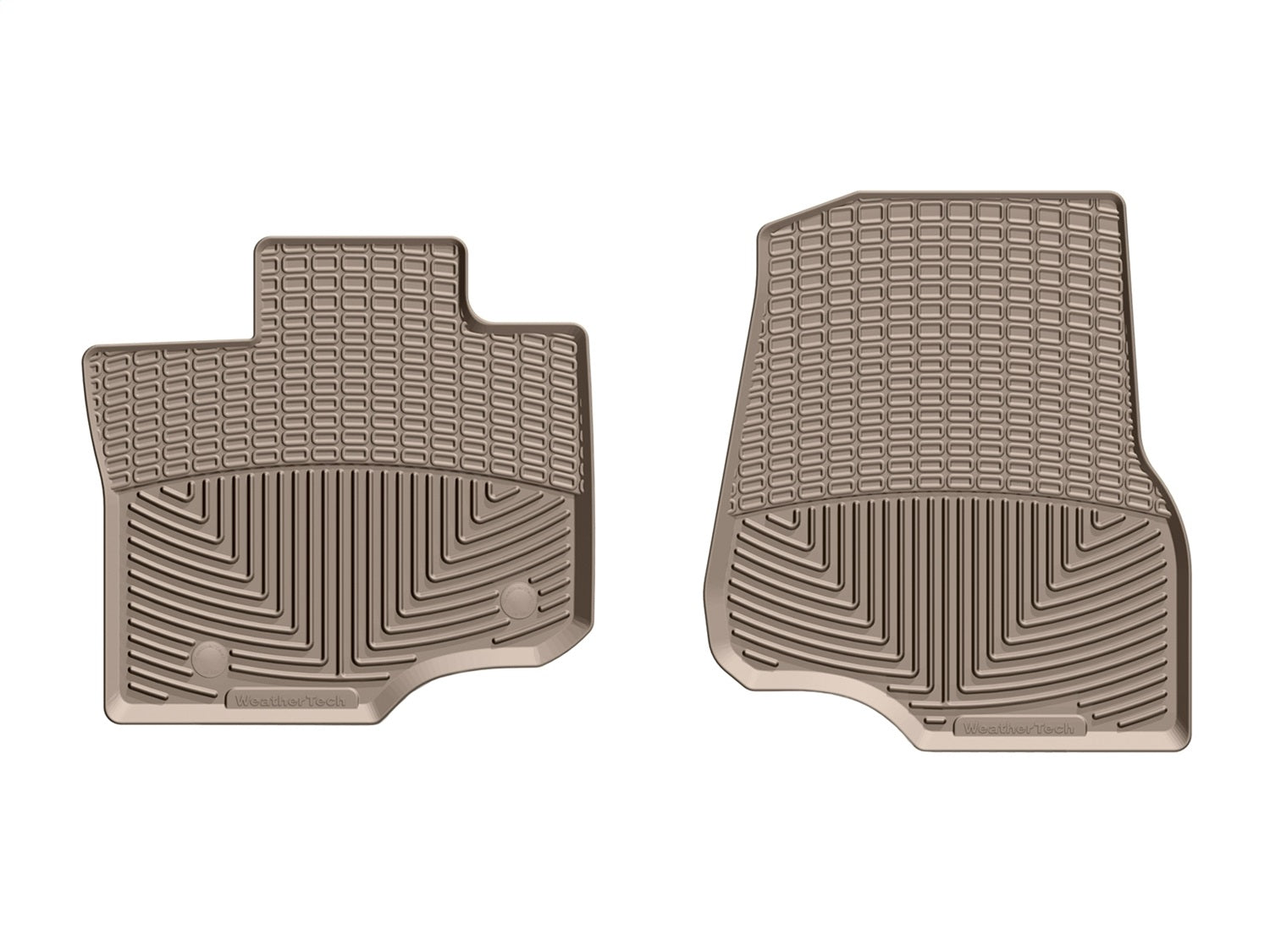 Weathertech - All Weather Floor Mats Tan Front & Rear Set 15-25 Ford F-150 - W345TN-W358TN