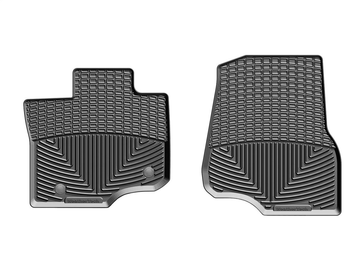 Weathertech - All Weather Floor Mats Black Front & Rear Set 15-25 Ford F-150 / 22-25 Ford F-150-Lightning - W345-W346