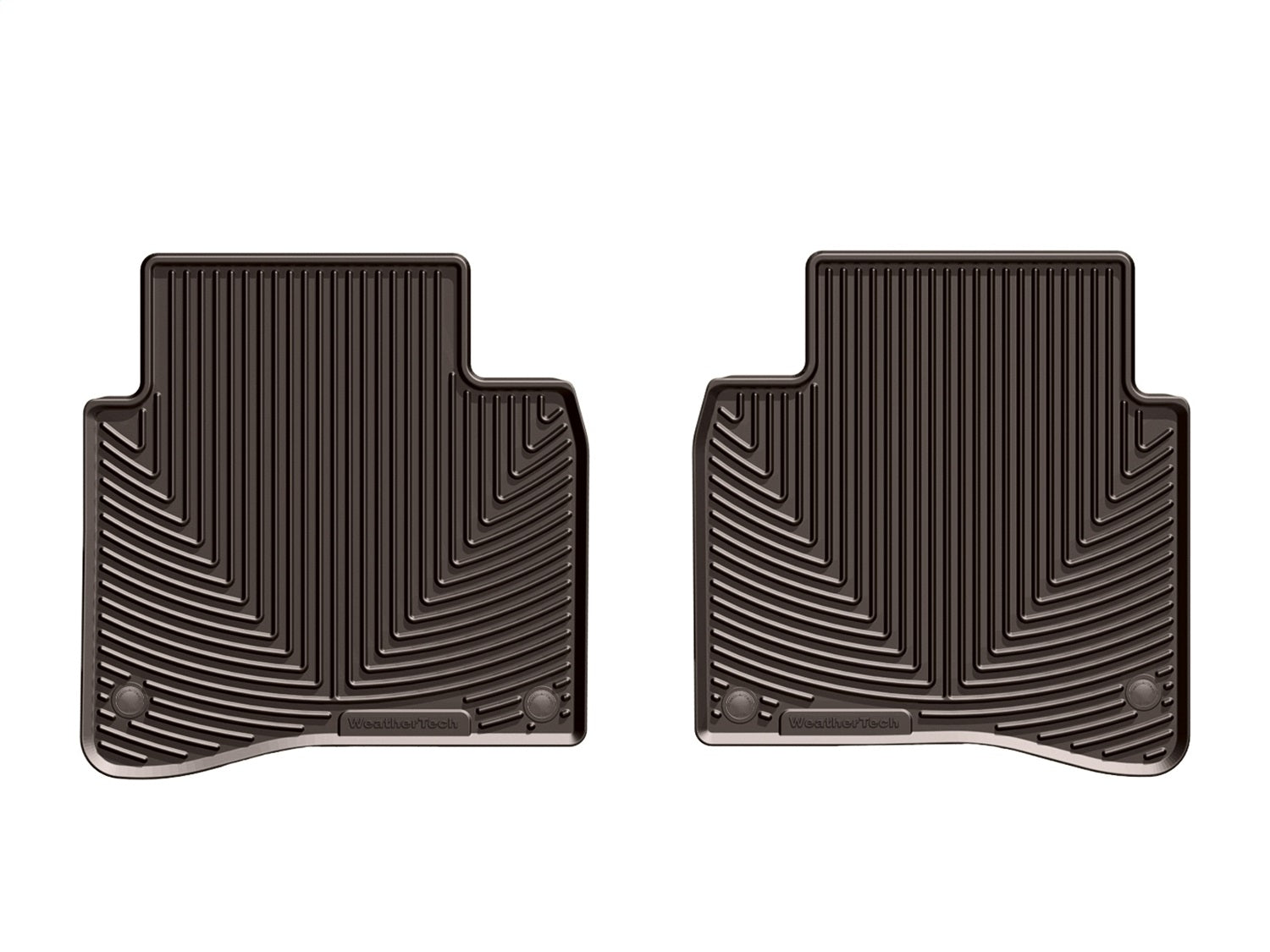 Weathertech - All Weather Floor Mats - Cocoa Rear 14-20 Mercedes Benz S-Class / 14-20 Mercedes Benz S63-AMG / 15-20 Merc