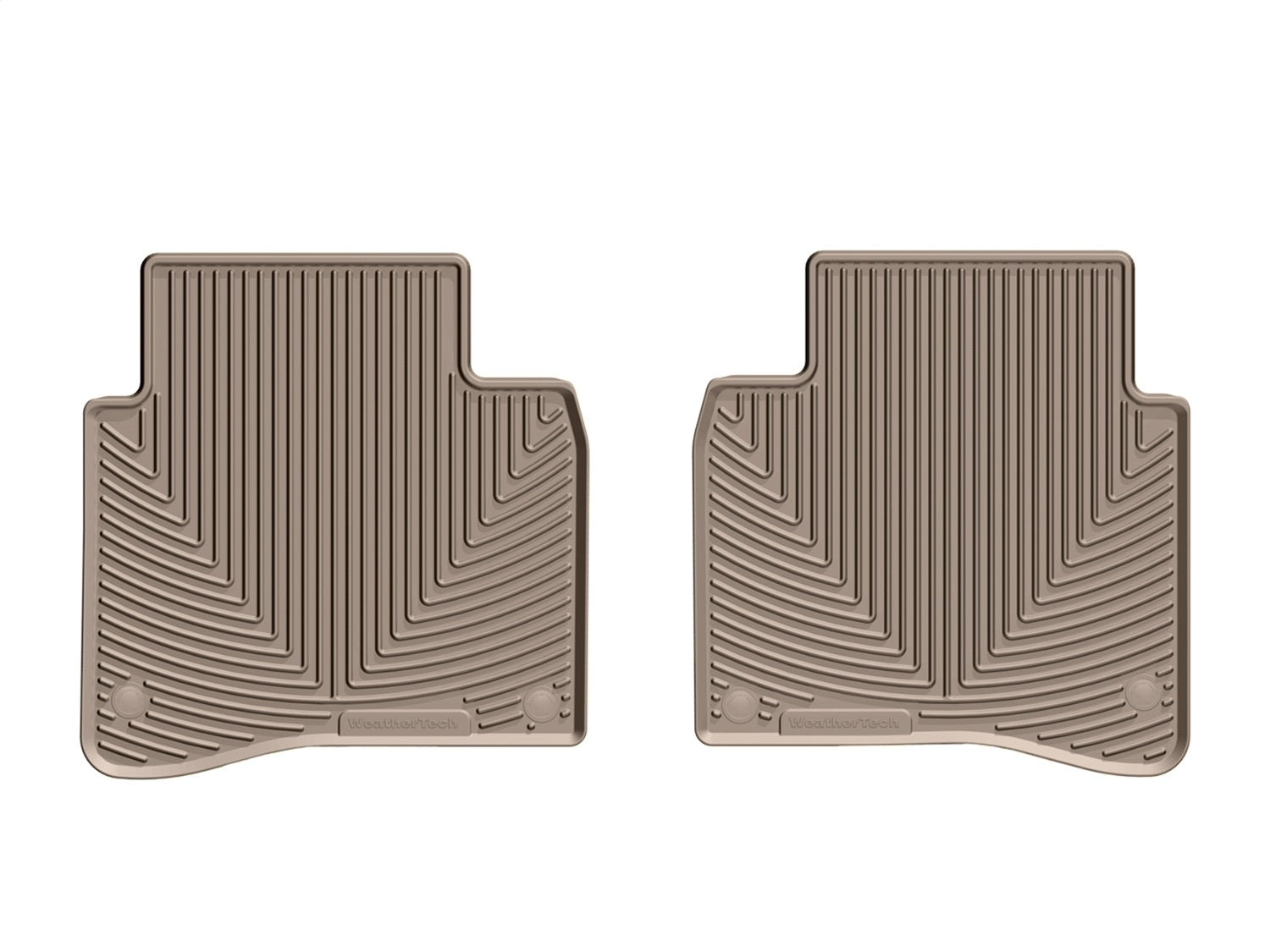 Weathertech - All Weather Floor Mats - Tan Rear 14-20 Mercedes Benz S-Class / 14-20 Mercedes Benz S63-AMG / 15-20 Merced