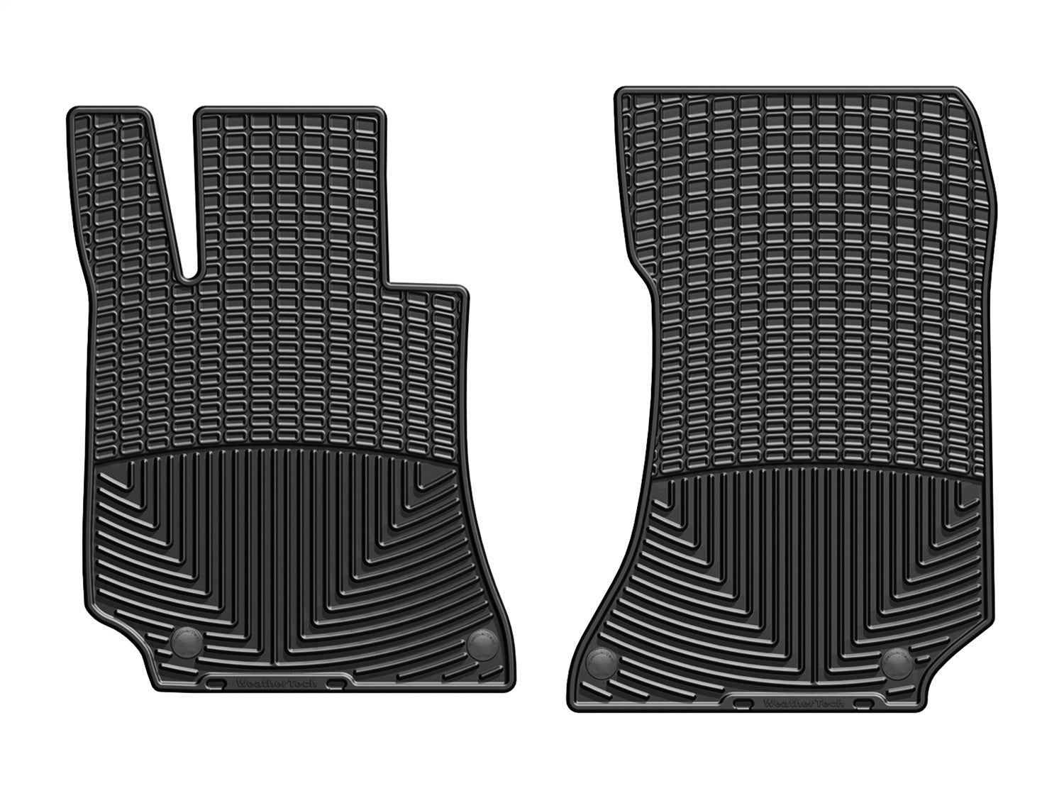 Weathertech - All Weather Floor Mats - Black Front for CLS / CLS63-AMG / E-Class / E63-AMG - W357