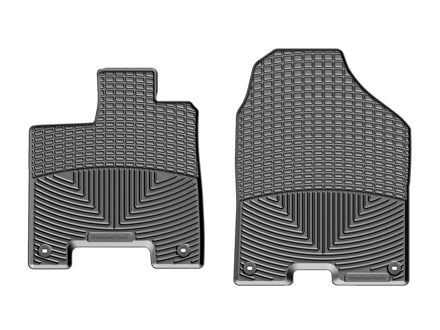 Weathertech - All Weather Floor Mats Black Front, Rear & Third Row Set 16-22 Honda Pilot - W363-W364-W365