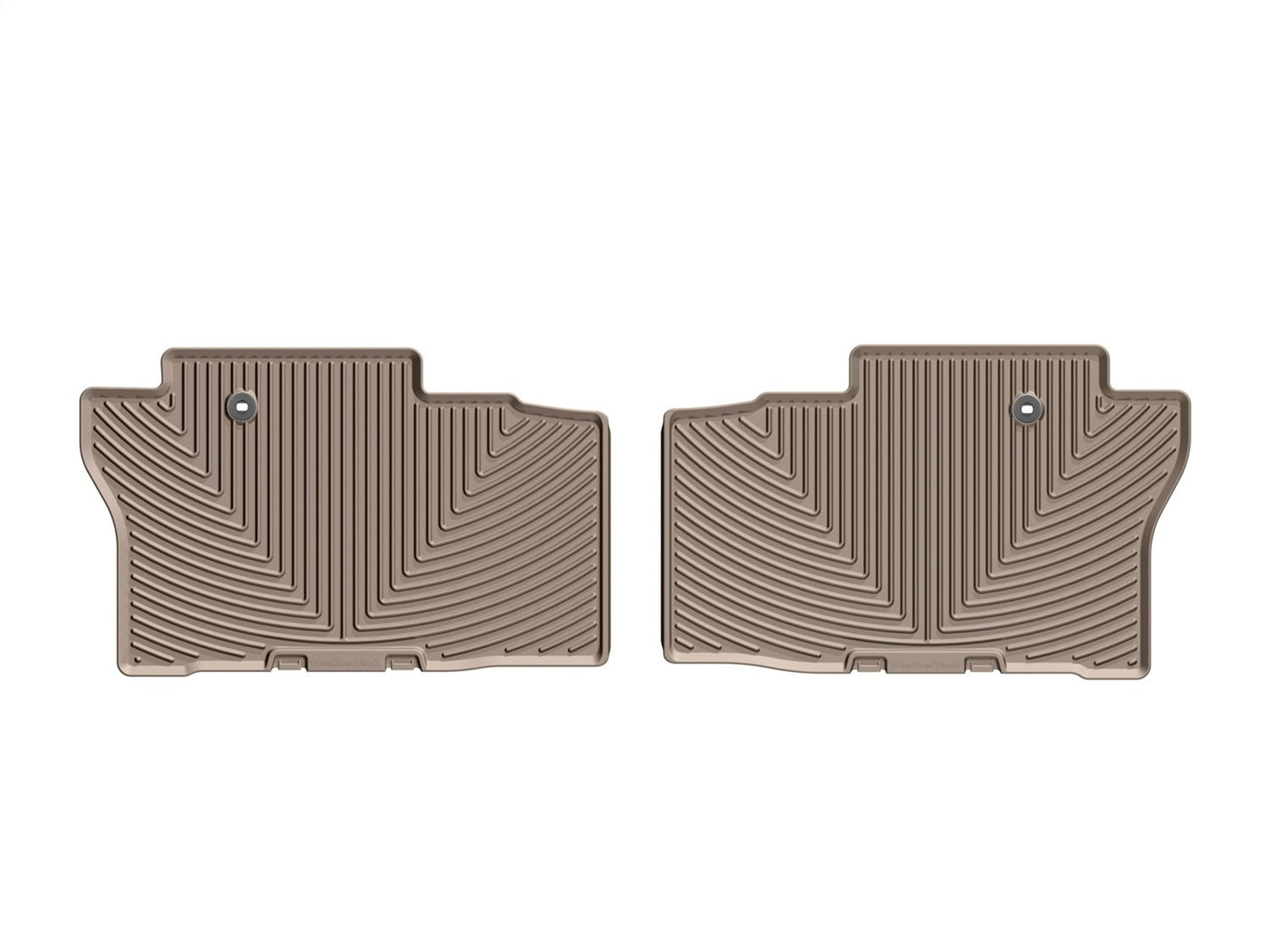 Weathertech - All Weather Floor Mats - Tan Rear 19-25 Honda Passport / 16-22 Honda Pilot - W364TN
