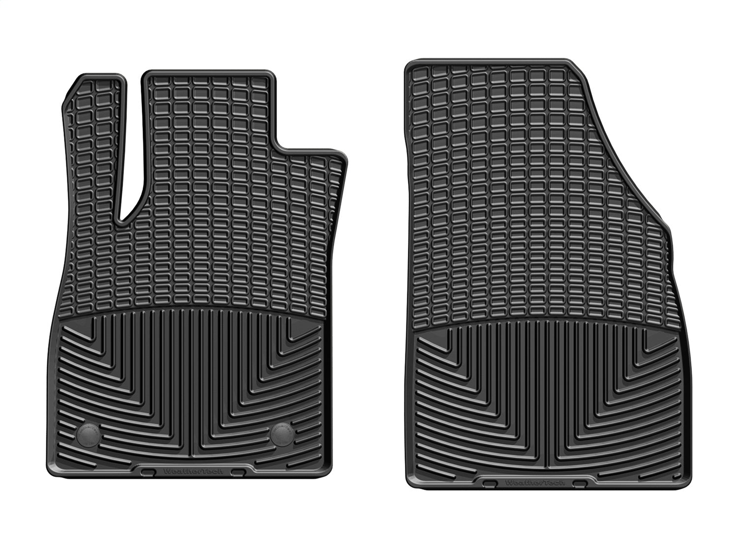 Weathertech - All Weather Floor Mats - Black Front 13-22 Buick Encore / 15-22 Chevrolet Trax - W368